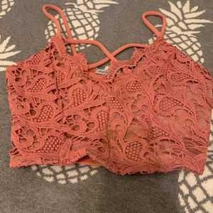 Charlotte Russe Cropped Tank Top